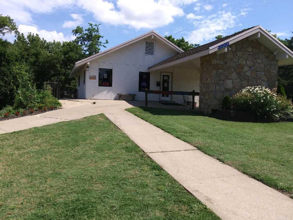 View of golf course clubhouse